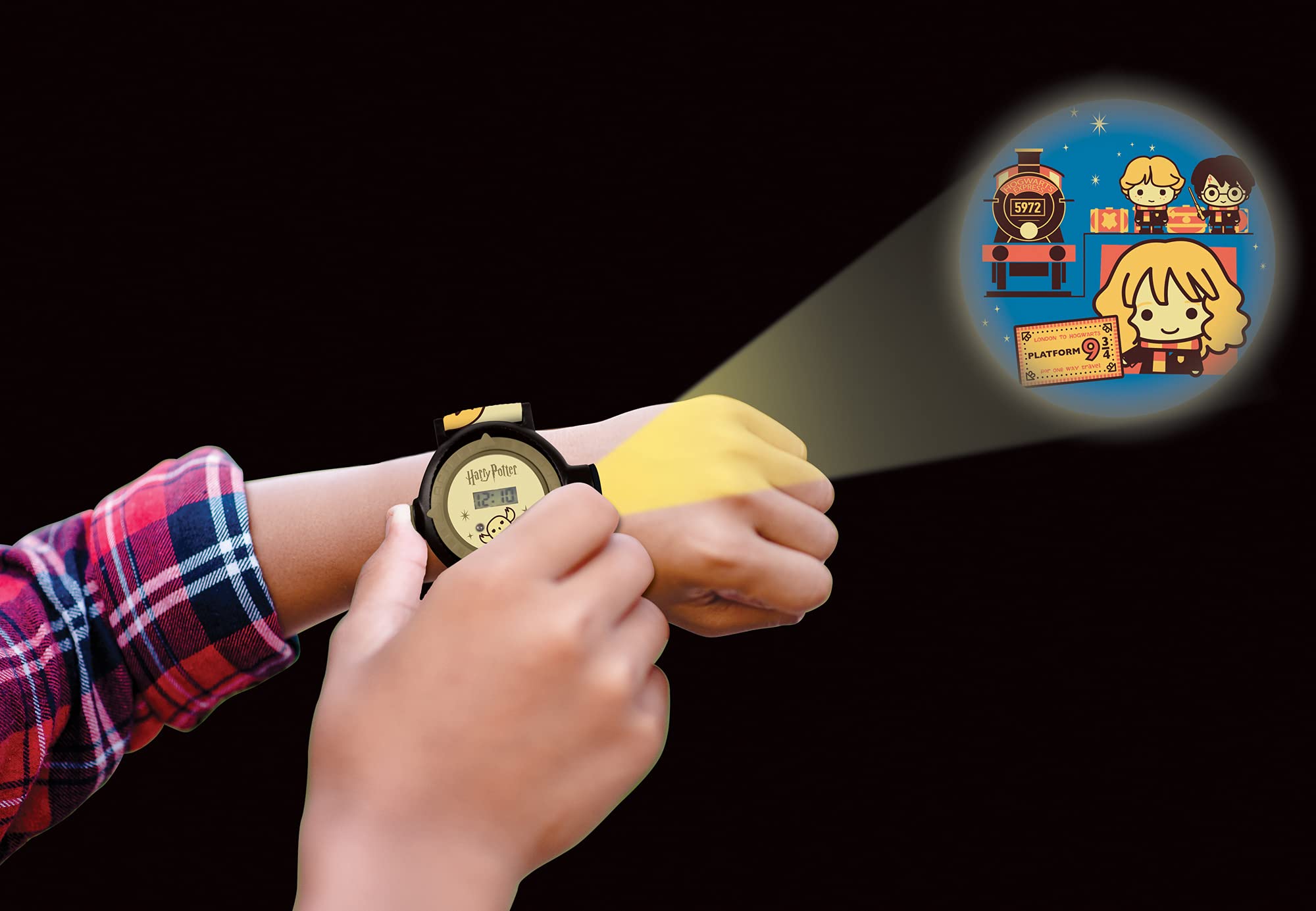 LEXiBOOK, Adjustable Wristwatch with Digital Screen Featuring 20 projections, Multiple Characters - Image 4
